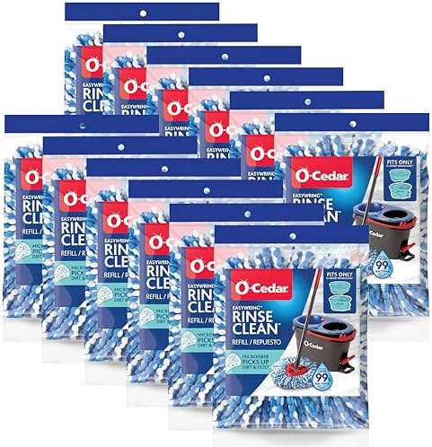 O-Cedar RinseClean Spin Mop Microfiber Refill 1 CT