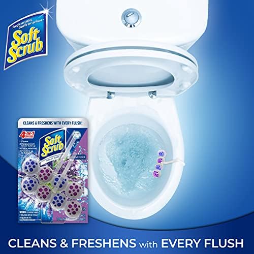 Soft Scrub 4-in-1 Rim Hanger Toilet Cleaner 2 Count Lavender Scent