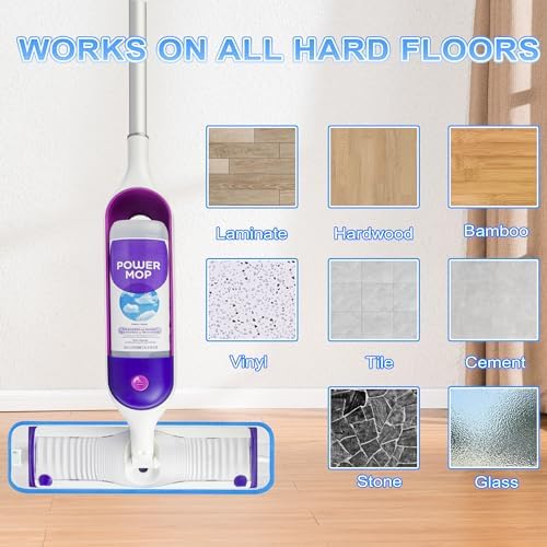 8 Pack Reusable Mop Pads for Swiffer PowerMop