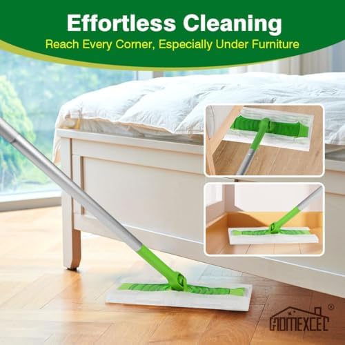 HOMEXCEL Dry Mopping Pads 120 Count for Swiffer Sweeper
