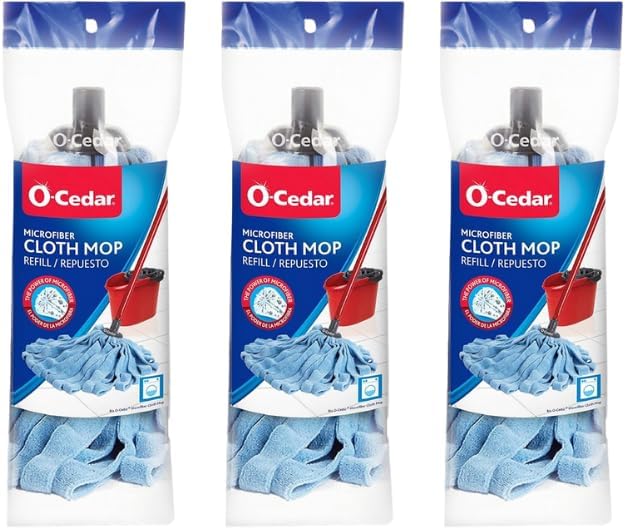O-Cedar Microfiber Mop Refill Pack of 3