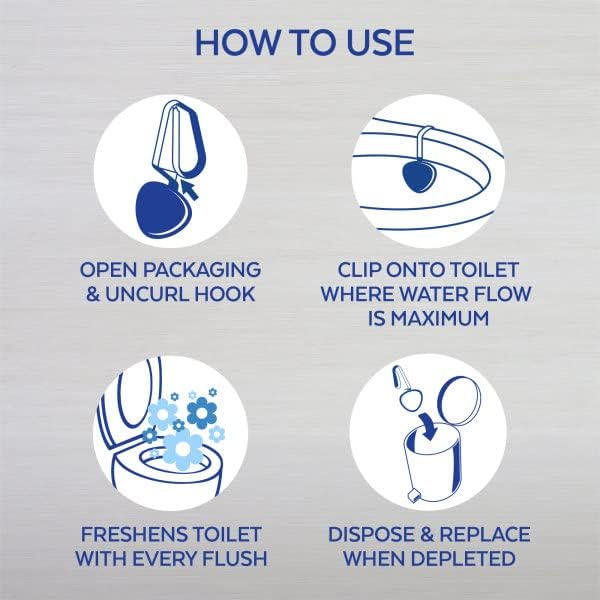 Lysol Automatic In-The-Bowl Toilet Cleaner with Atlantic Fresh Scent 2 Count