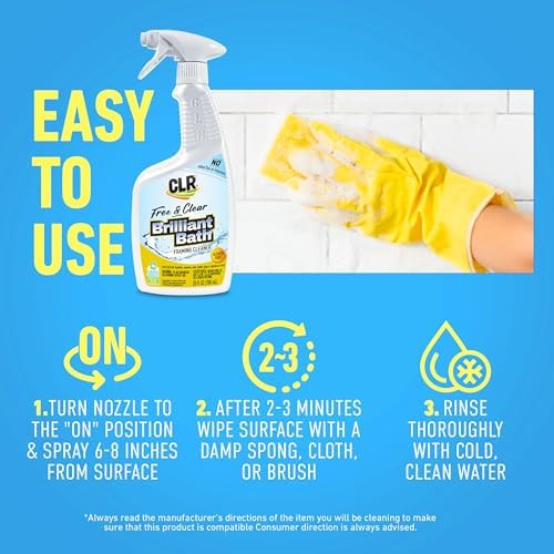 CLR Brilliant Bath Foaming Cleaner 26 Oz Free Clear