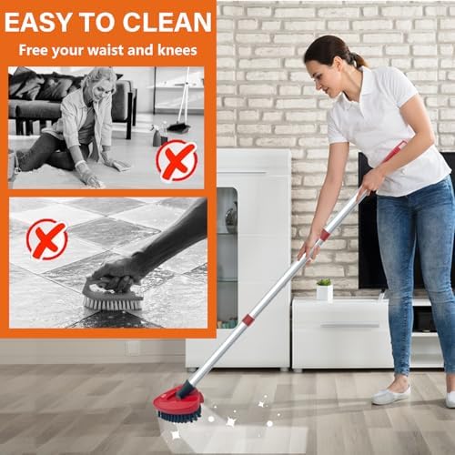 Fatmass Upgraded Spin Mop Replacement Brush for O-Cedar RinseClean 2 Tank