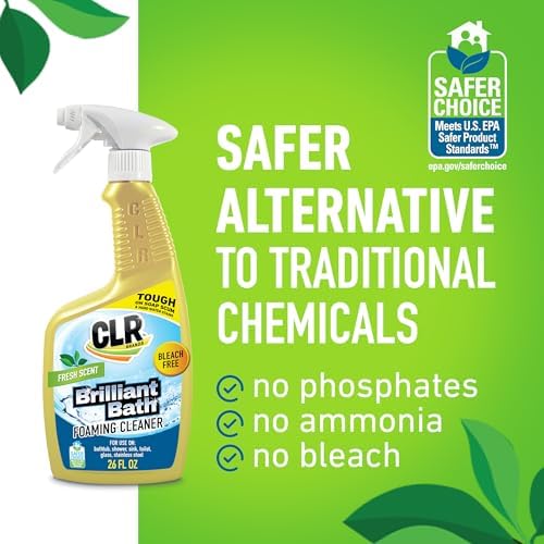 CLR Brilliant Bath Foaming Cleaner Spray 26 Oz Pack Of 2