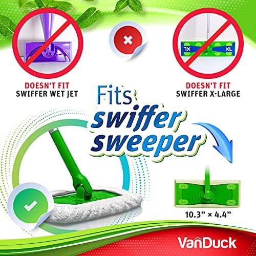 VanDuck Reusable Cotton Mop Pads 4-Pack 1
