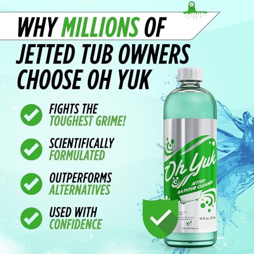 Oh Yuk Jetted Tub Cleaner - 4 Cleanings per Bottle