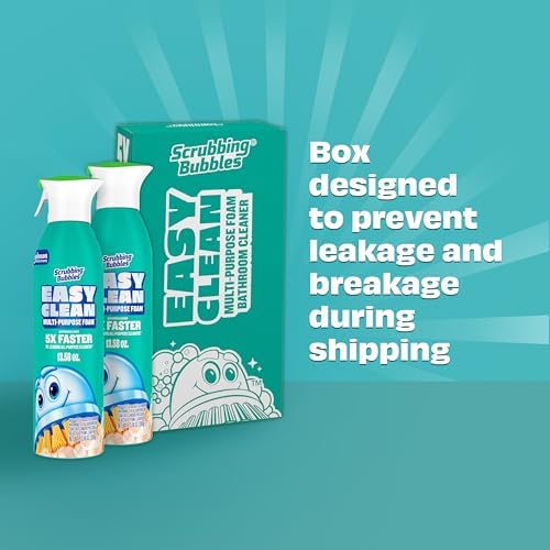 Scrubbing Bubbles Easy Clean Foaming Bathroom Cleaner 1358 Ounce Pack of 2