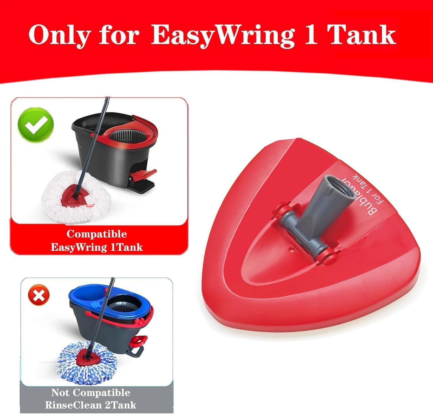 Bublador Spin Mop Replacement Head for O-Cedar EasyWring 1 Tank