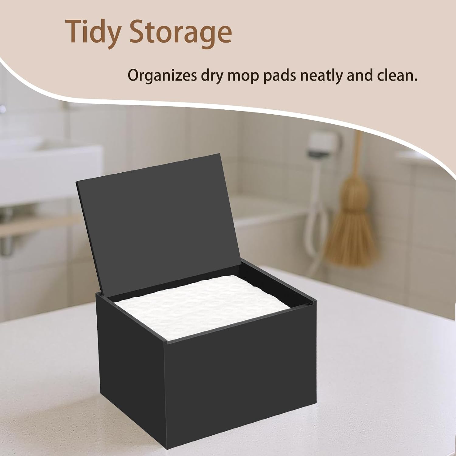 DELIPPLY Mop Pad Sheet Container Holder