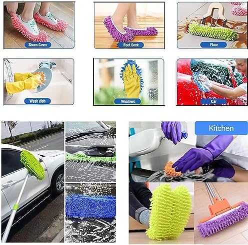 YWSHF Mop Pads Replacement 8PCS 4Pairs for Swiffer Sweeper