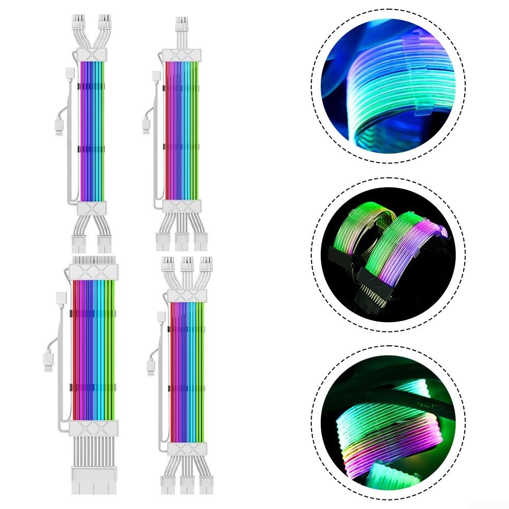 Marebm RGB PSU Cables for GPU and Motherboard