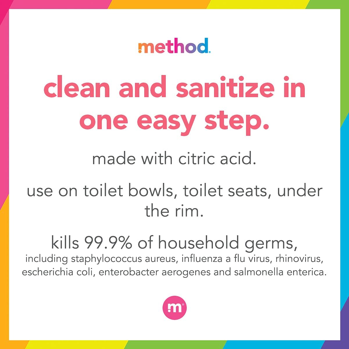 Method Antibacterial Toilet Cleaner Spearmint 24 Fl Oz Pack of 6