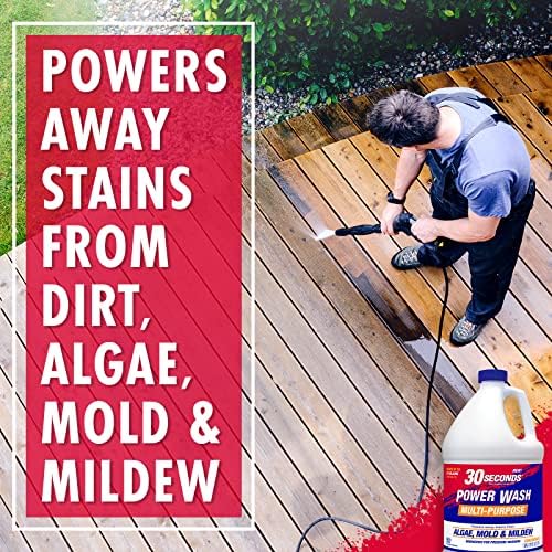 30 SECONDS Pressure Washer Cleaner 20 Gallons Mold Mildew Remover