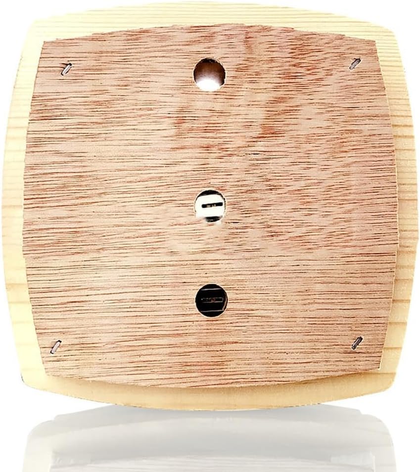 Marebm 2 in 1 Wooden Sauna Thermometer and Hygrometer