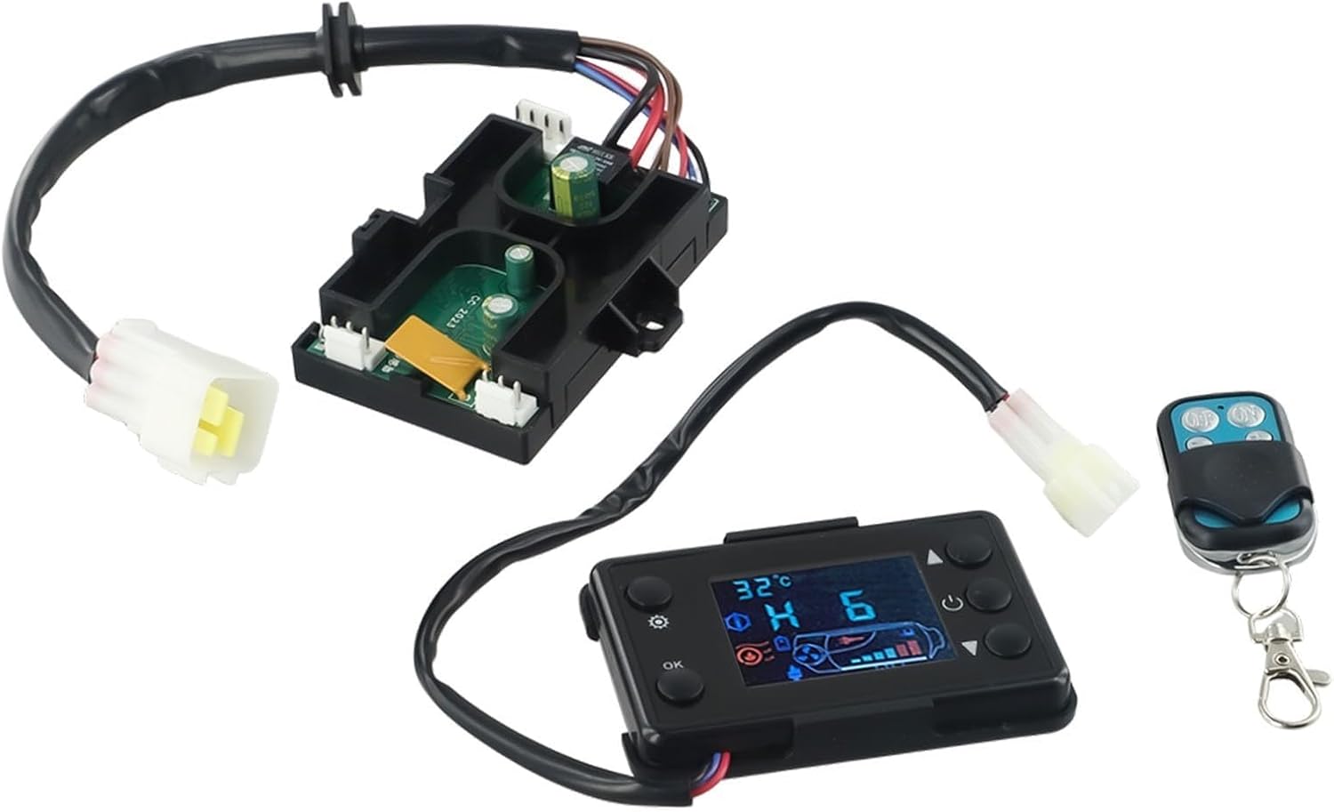 Marebm Air Heater Controller with Remote LCD Monitor Switch