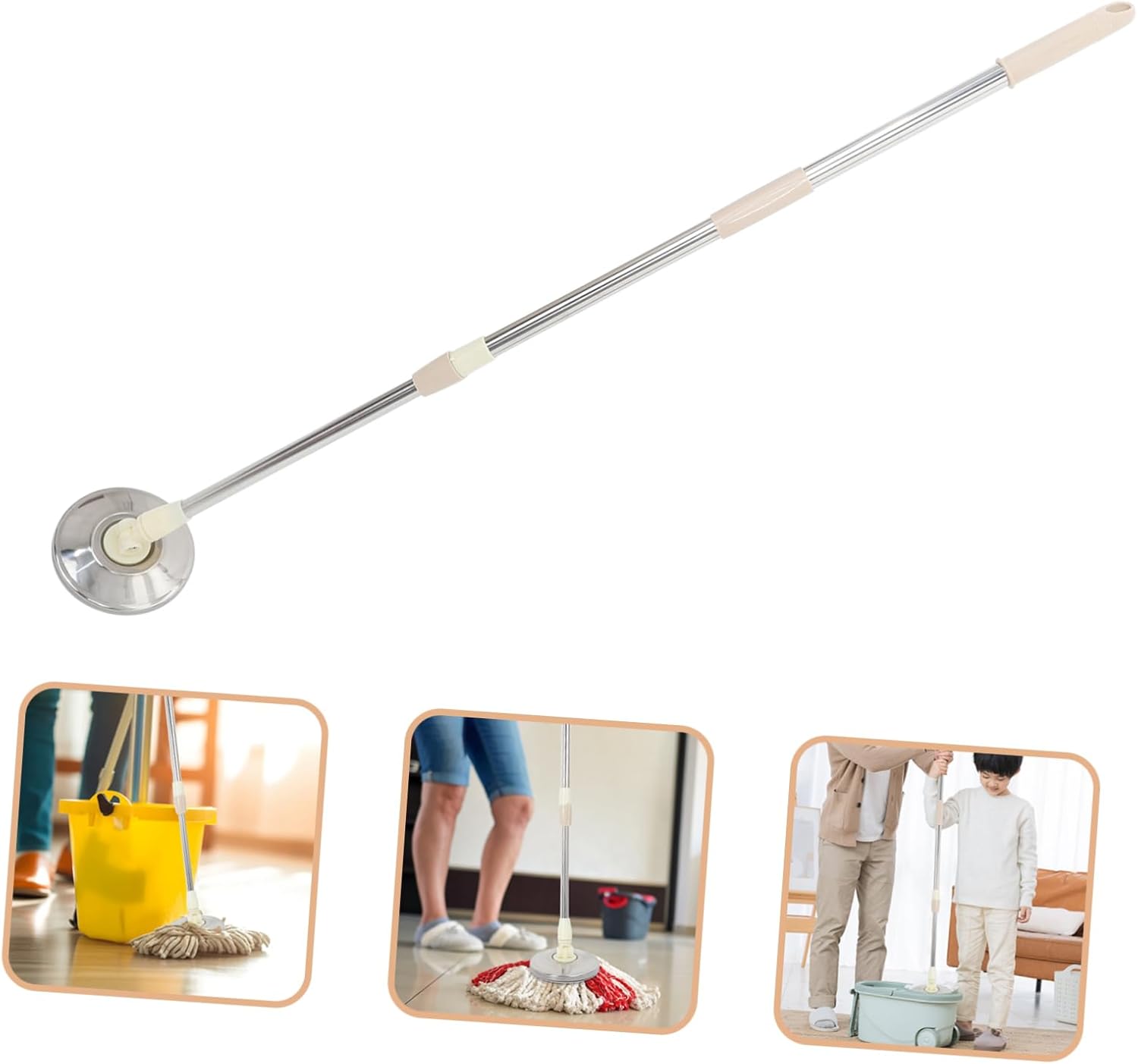 Ipetboom Rotating Mop Handle Replacement Stick
