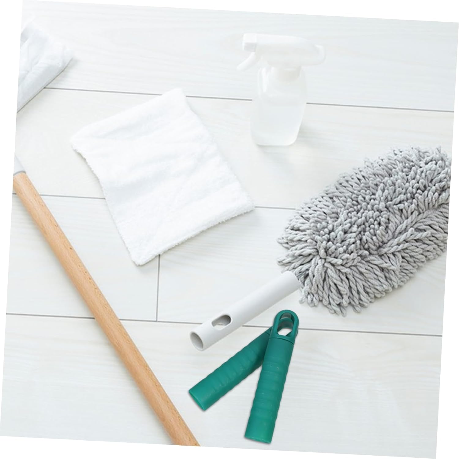 Ipetboom 2pcs Mop Handle Replacement Antislip Ergonomic Grip