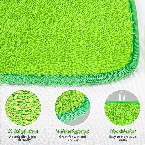 UMAYCOOL Micro Fiber Mop Pads 4 Pack for Swiffer Sweeper