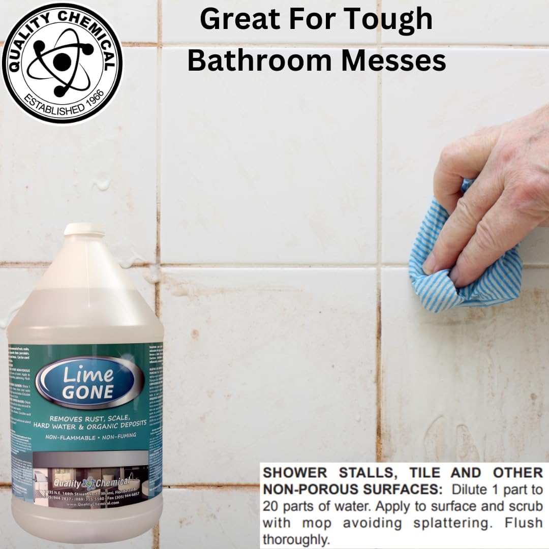 Quality Chemical Lime-Gone Remover 128 oz