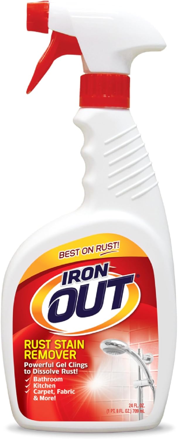 IRON OUT Rust Stain Remover Spray Gel 24 Ounces