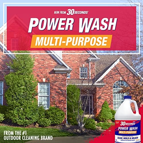 30 SECONDS Pressure Washer Cleaner 20 Gallons Mold Mildew Remover