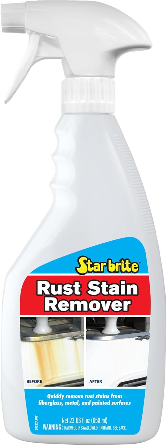 STAR BRITE Rust Stain Remover Spray - 22 Ounces