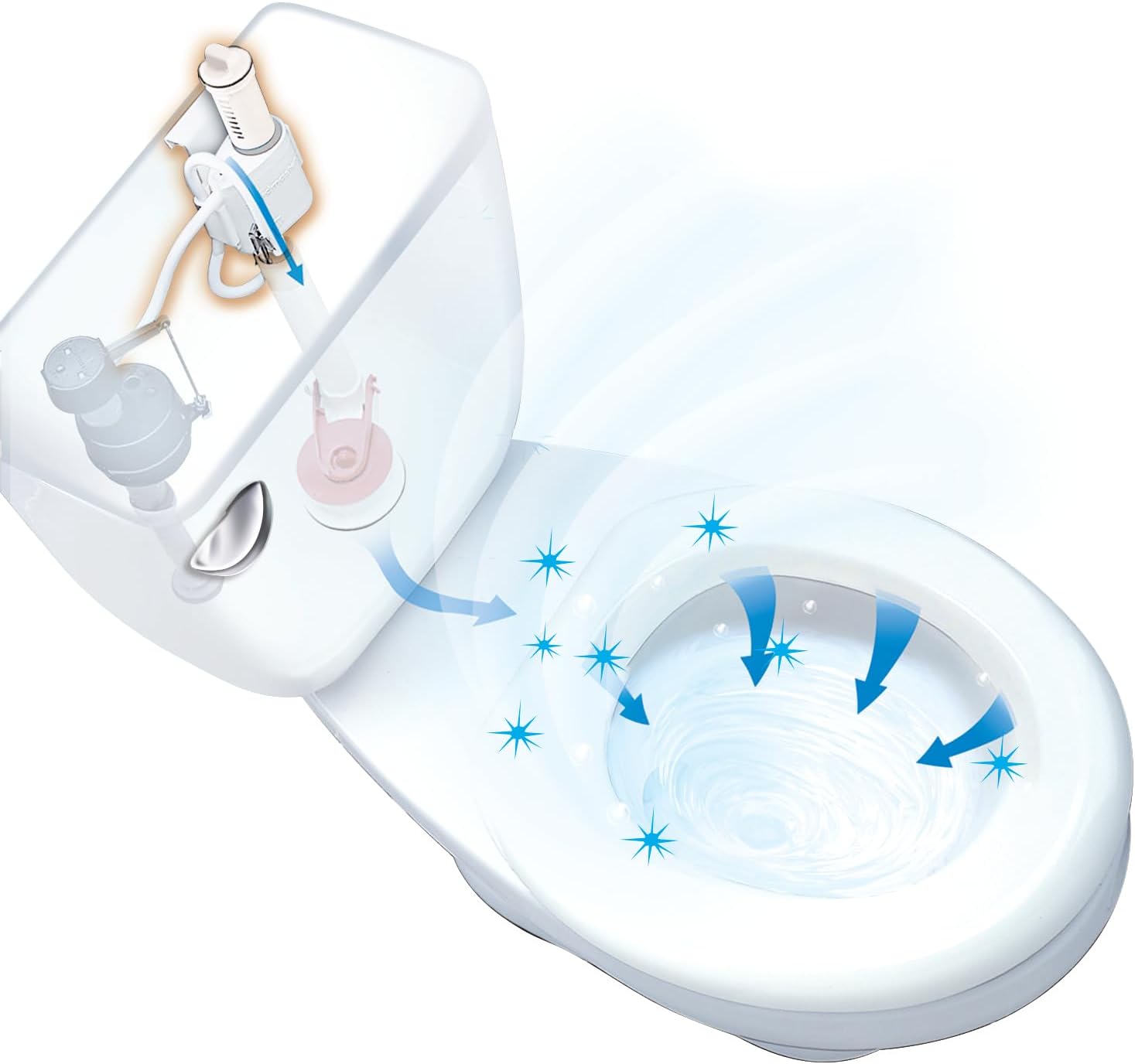 Fluidmaster 8302P8 Toilet Bowl Cleaner Refill 2-Pack 1