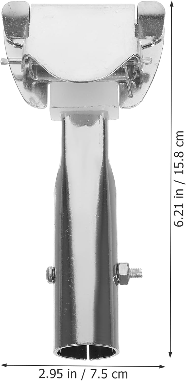 Garneck Mop Handle Clip Replacement - Stainless Steel - Silver 1