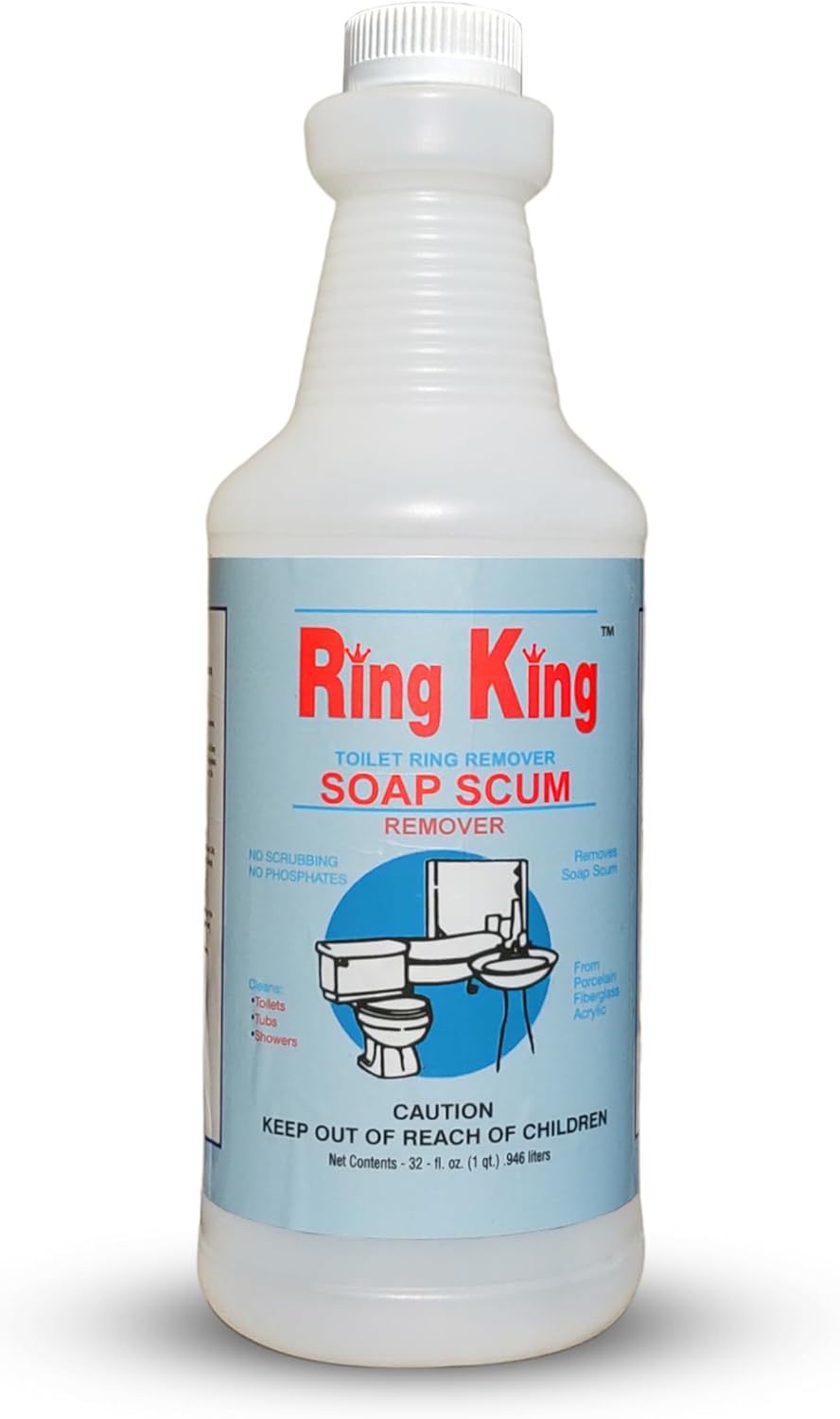 Ring King Toilet Soap Scum Remover 32OZ Multi-Surface