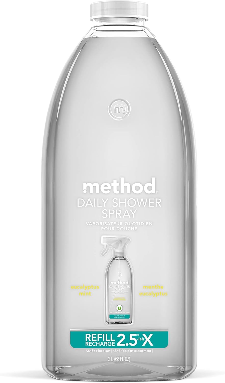 Method Daily Shower Cleaner Refill Eucalyptus Mint 68 Fl Oz