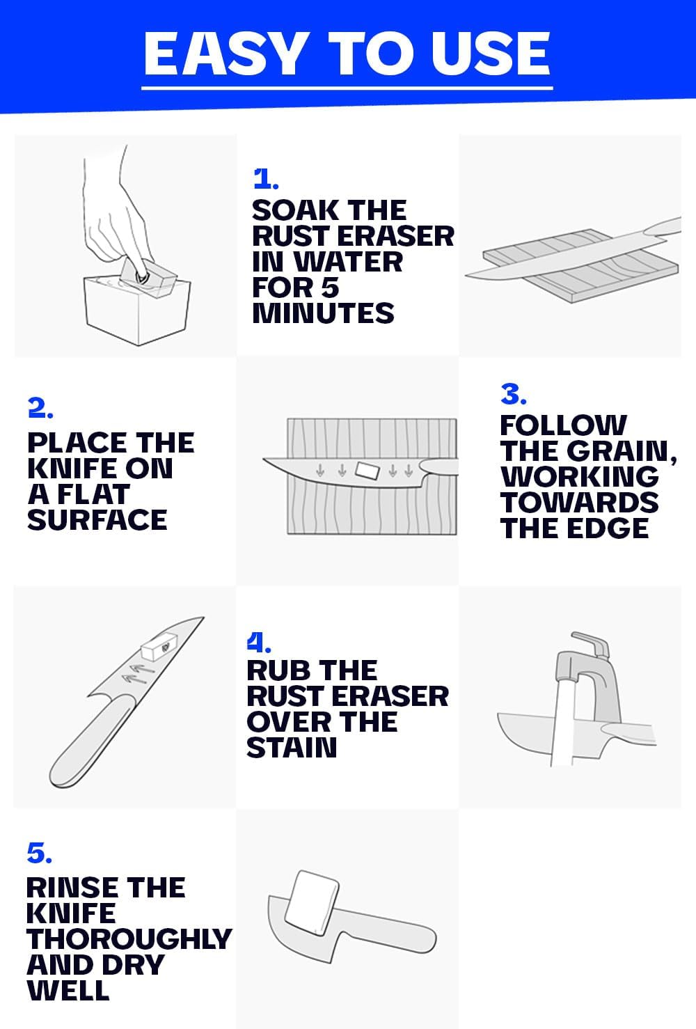 Dalstrong Premium Rust Remover Eraser for Knives and Tools