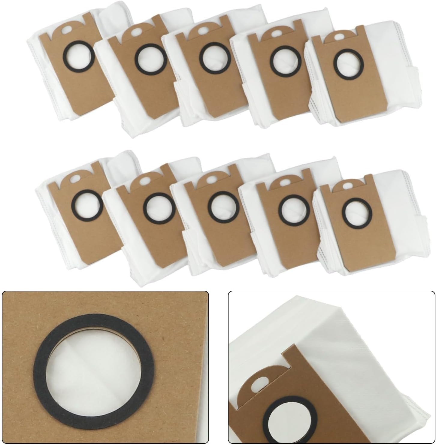 Marebm Replacement Vacuum Bags for L6 Pro Robot Vacuums