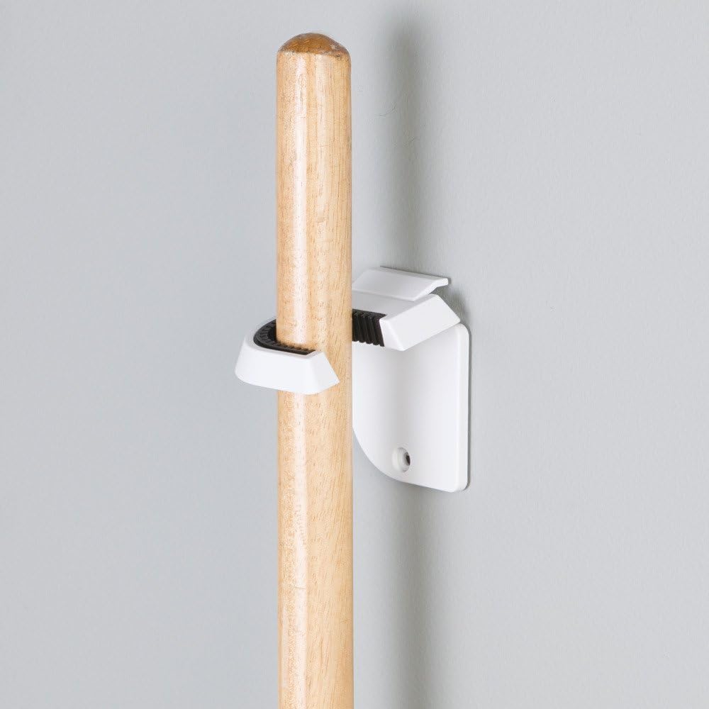 InterDesign Self Adhesive Mop Holder White