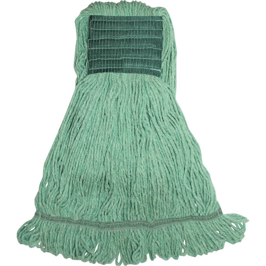 Genuine Joe MGR5BCT Synthetic Blend Wet Mop 12CT Green