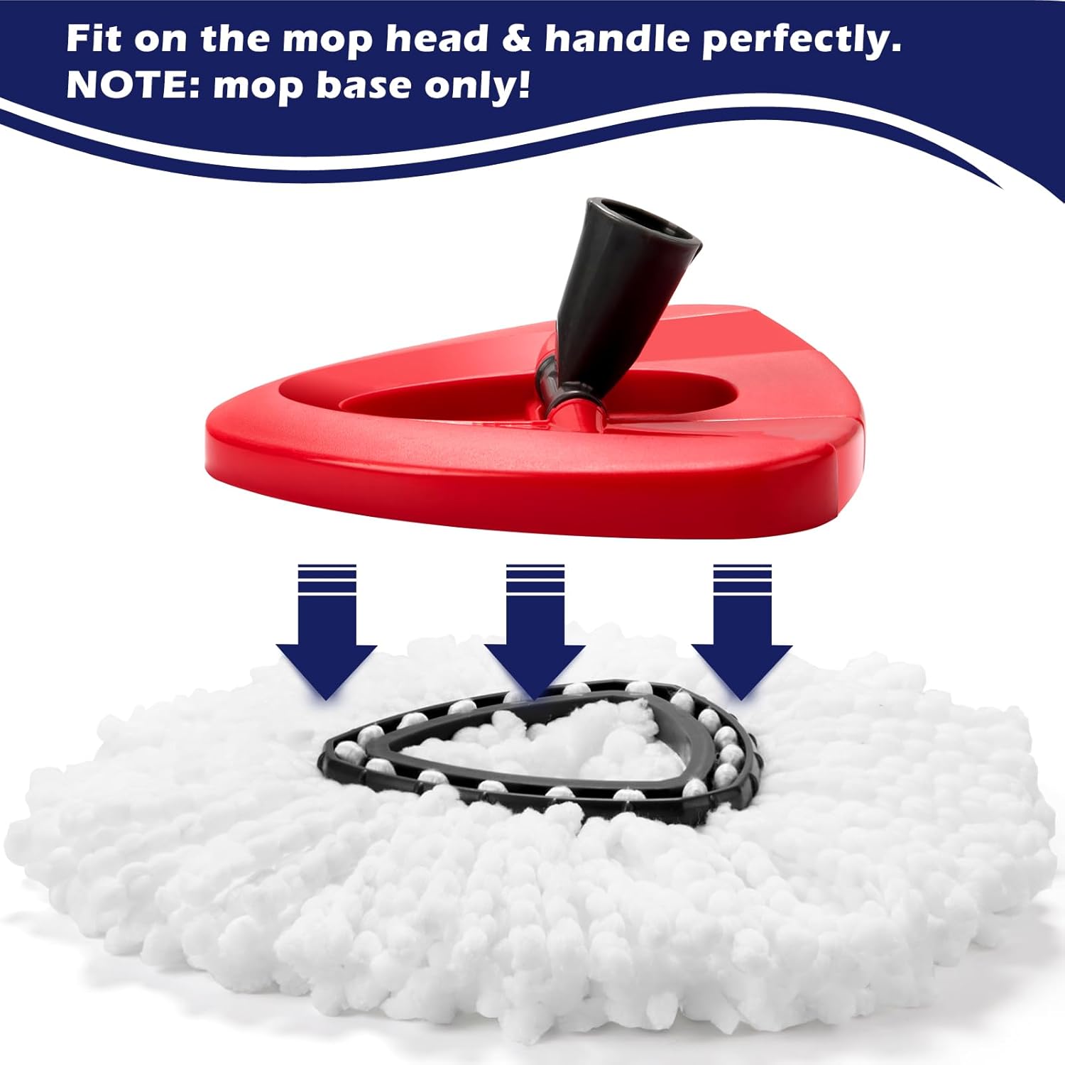TIDYKITC Spin Mop Replacement Base for O Cedar EasyWring 1 Tank System