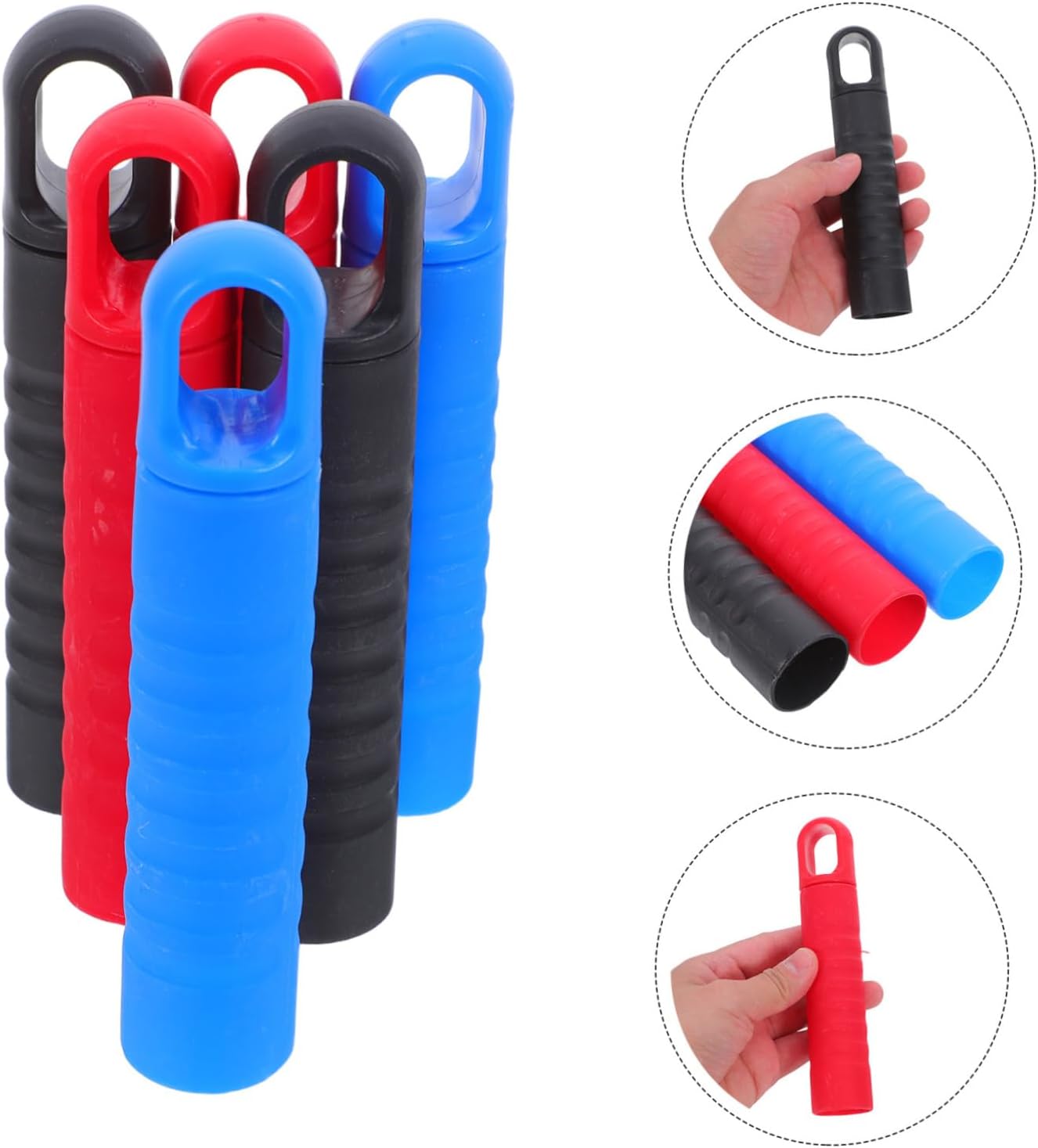 Ipetboom 6pcs Slip Mop Handle Grip Sleeves with Hanging Hook 1