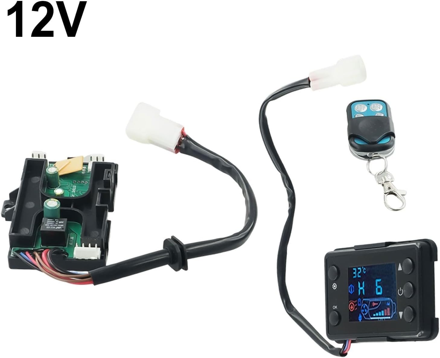 Marebm Air Heater Controller with Remote LCD Monitor Switch