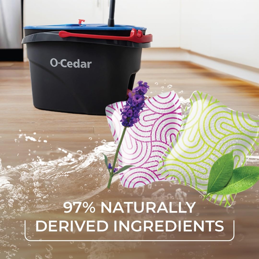 O-Cedar Floor Cleaning 40ct Pacs Citrus Scent