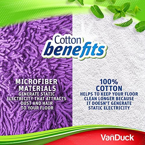 VanDuck Reusable Cotton Mop Pads 4-Pack 1