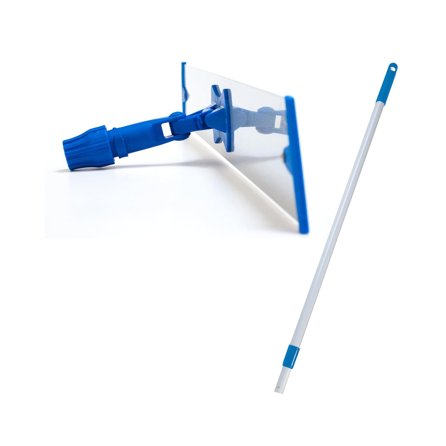 Carlisle 24-Inch Aluminum Flat Mop Set with Telescopic Handle