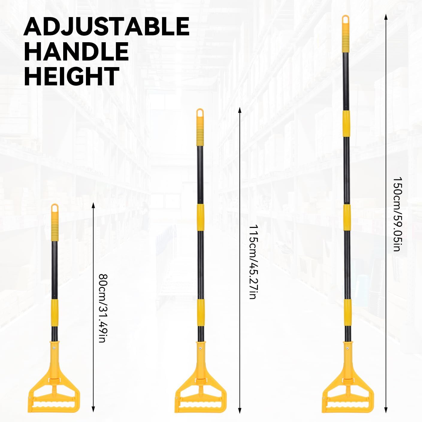 BeiLan 57 Inch Heavy Duty Mop Handle Replacement