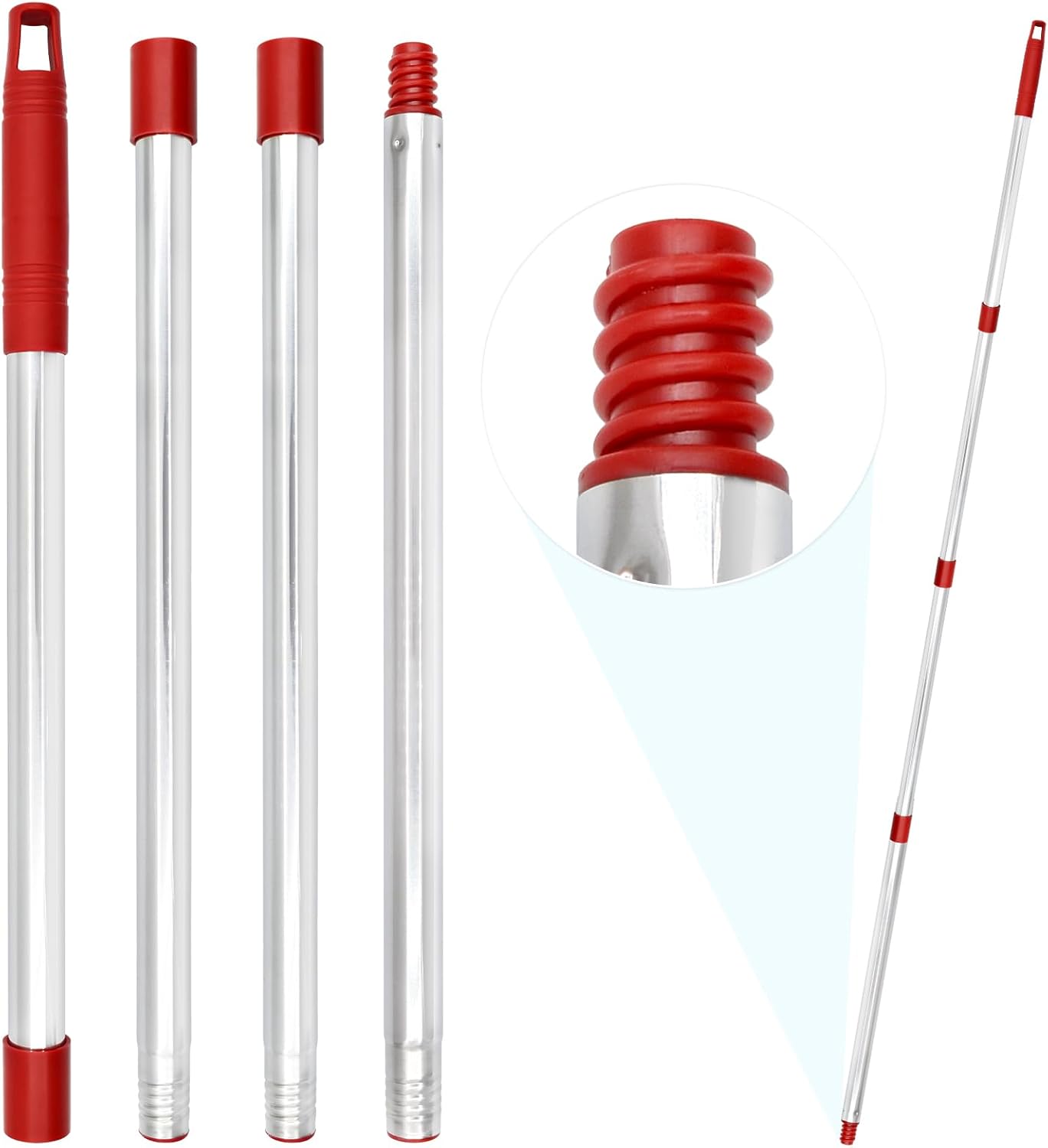 4-Section Spin Mop Handle Replacement
