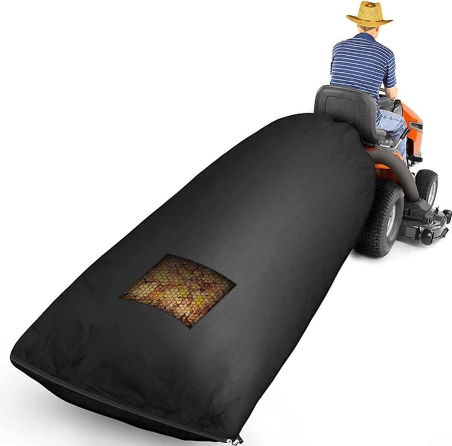 Marebm Lawn Mower Leaf Bag Reusable 420D Oxford 787x511in