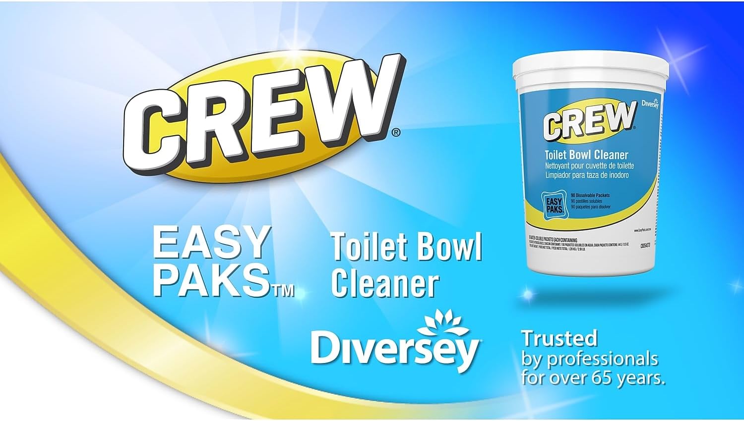 CREW Easy Pak Bathroom Cleaner 63 lb 2CT