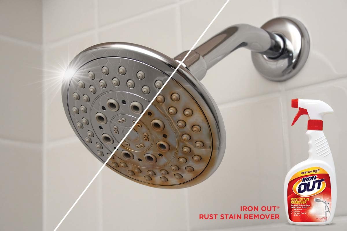 OUT Iron Out Rust Stain Remover Spray Gel 16 Fl Oz 2 Pack
