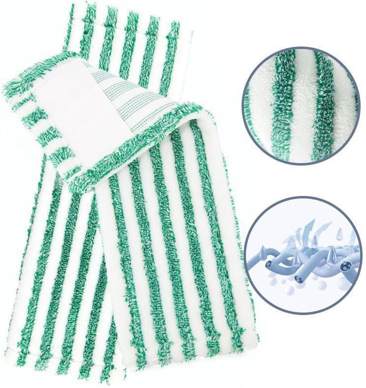 2 Pack Microfiber Mop Refills for Libman Wet Dry Mop