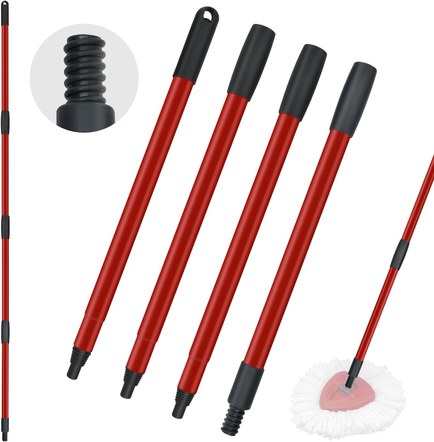 GFRED Mop Handle Replacement for O-Cedar Spin Mop