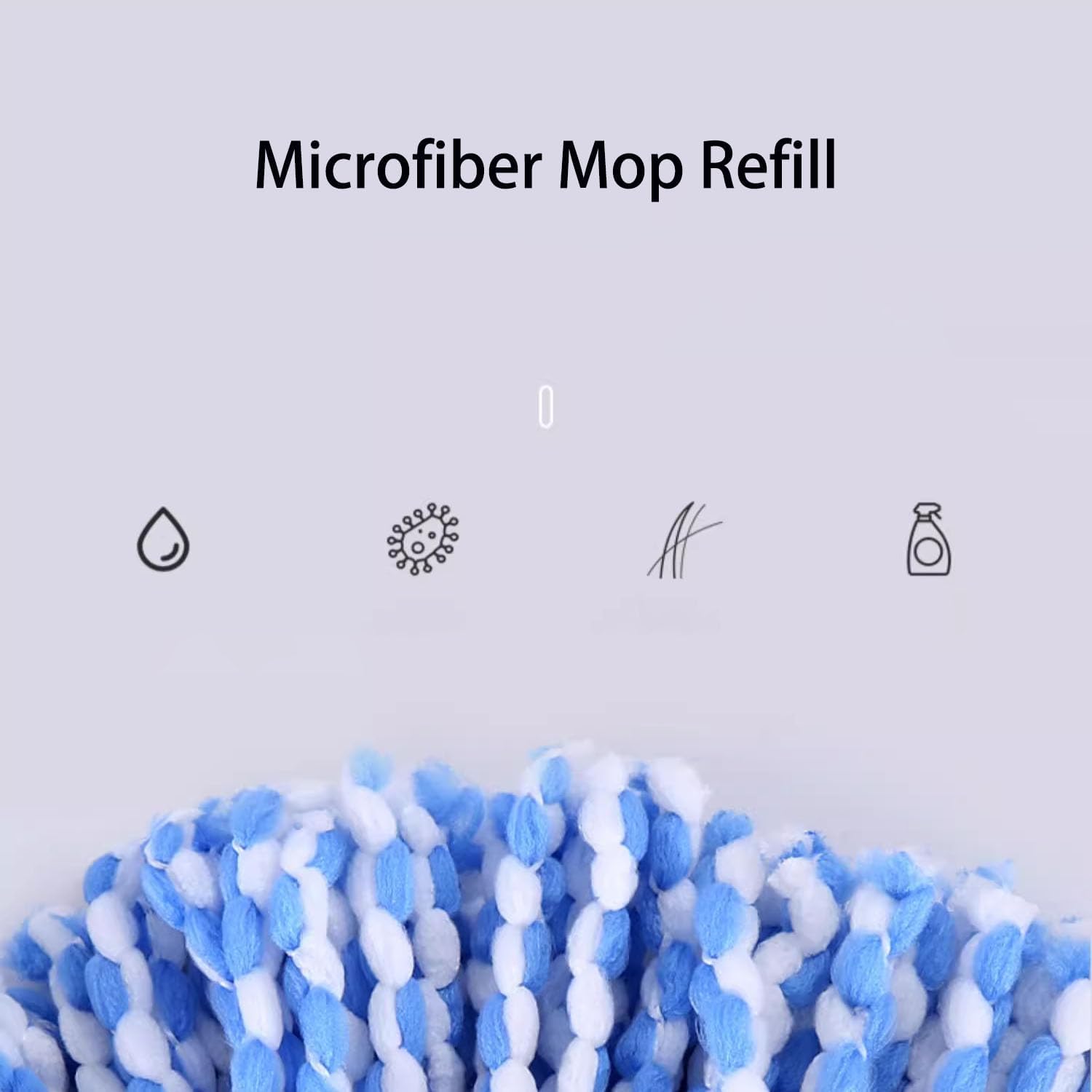 6 Pack Spin Mop Refill Pads for SIMPLI-MAGIC Compatible Systems