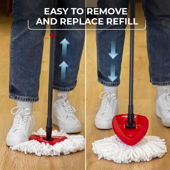 O-Cedar EasyWring Spin Mop Microfiber Refill 3M Replacement